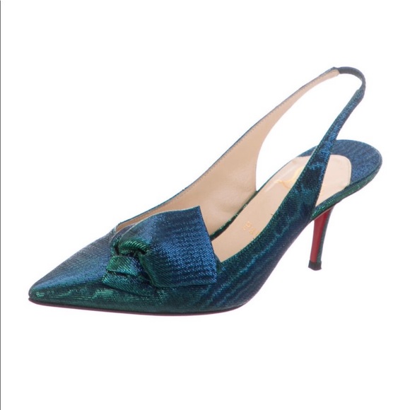Christian Louboutin Lady Cukor 70 Slingback 37 - Picture 2 of 5